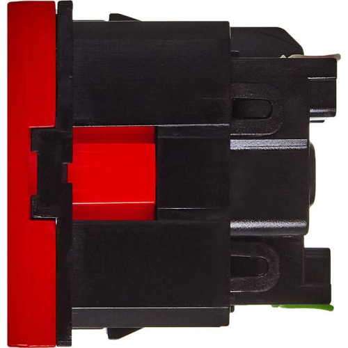 Розетка 2мод. 16А 250В 90град. с заземл. защ. шторки безвинт. зажимы красн. ИЭК Leg 4525055 фото 4