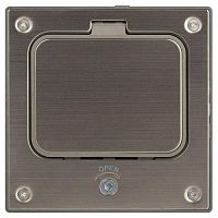 Люк 18-6002-03 IP66 в бетон с розеткой под шестигранник сер. Эра Б0063273