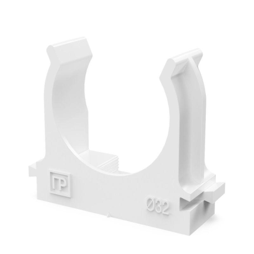 Держатель для труб (клипса) d32мм для прямого монтажа бел. в п/э (уп.25шт) Промрукав PR13.02564 Держатель для труб (клипса) d32мм для прямого монтажа бел. в п/э (уп.25шт) Промрукав PR13.02564