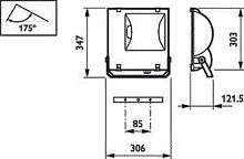 Светильник RVP151 MHN-TD70W IC A 70Вт RX7s IP65 PHILIPS 910503695018