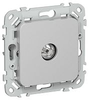 Розетка телевизионная оконечная СП FLITE РТВм-1-1-1-ФлА тип M экранир. механизм алюм. IEK FI-A13-O-K47