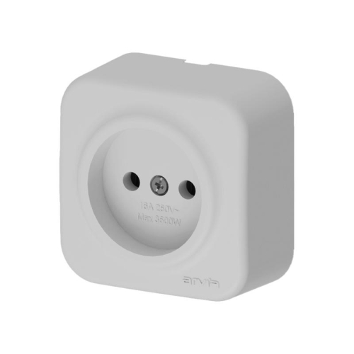 Розетка 1-м СП ARIA 16А IP20 без заземл. сер. ARVIA 25 22 1000 2155 Розетка 1-м СП ARIA 16А IP20 без заземл. сер. ARVIA 25 22 1000 2155