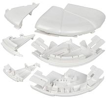 Угол для кабель-канала внешн. изменяемый 60-120град. для DLP 150х50 бел. ИЭК Leg 010635