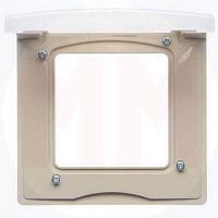 Рамка 1-м Etika IP44 с защ. крышкой сл. кость IEK 672560