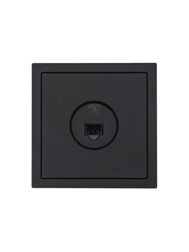 Розетка телефонная евро СП ZIMA IP20 черн. бархат LEZARD 704-4288-137 фото 4