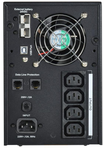 Источник бесперебойного питания ELECTRA LT 1.5кВА/1.2кВт без АКБ USB ITK ELT-1500VA-1-L фото 4 Источник бесперебойного питания ELECTRA LT 1.5кВА/1.2кВт без АКБ USB ITK ELT-1500VA-1-L фото 4