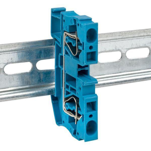Колодка клеммная ST-6 57А пружинная син. EKF plc-jxb-st-6-blue фото 5