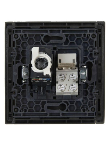 Розетка 2-м RJ11+RJ45 кат.5E FORTE&PIANO FP335 сер. IEK FP-KT20-O-1-K03 фото 5