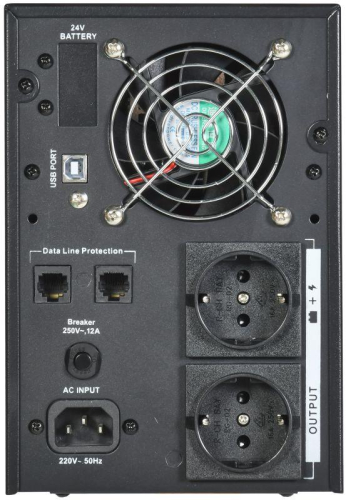 Источник бесперебойного питания ELECTRA LT 1.5кВА/1.2кВт без АКБ USB Schuko ITK ELT-1500VA-1-L-S фото 4 Источник бесперебойного питания ELECTRA LT 1.5кВА/1.2кВт без АКБ USB Schuko ITK ELT-1500VA-1-L-S фото 4