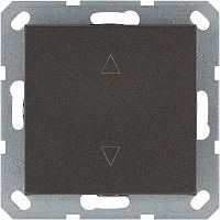 Выключатель для жалюзи 1-кл. 10А IP20 механизм мокко Jasmart G3018Z