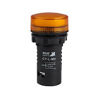Лампа светодиодная OptiSignal Compact D22 С7-L-M5 желт. 230В AC/DC XB7EV05MP КЭАЗ 362161
