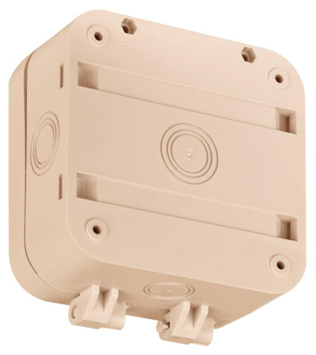 Коробка распределительная133х120х60 двухкомпонентн. для видеокамер HF IP68 беж. Ruvinil 67080БЖ фото 3