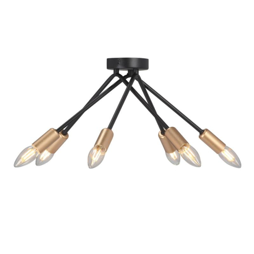 Люстра 6хЕ14 макс. 40Вт Vitaluce V3021-1/6PL фото 4