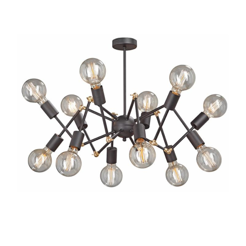 Люстра 12xE27 макс. 40Вт Vitaluce V4897-1/12PL фото 4 Люстра 12xE27 макс. 40Вт Vitaluce V4897-1/12PL фото 4