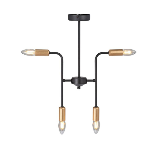 Люстра 4xE14 макс. 40Вт Vitaluce V3022-1/4PL фото 5