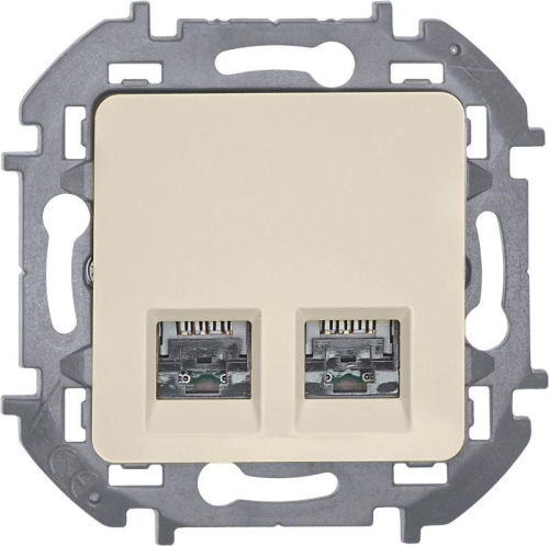 Розетка компьютерная 2-м Inspiria RJ45 кат.5E UTP сл. кость IEK 673836 фото 5