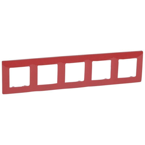 Рамка 5-м Etika красн. IEK 672535