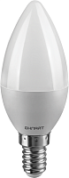 Лампа светодиодная 61 128 OLL-C37-8-230-6.5K-E14-FR 8Вт свеча 6500К холод. бел. E14 800лм 176-264В ОНЛАЙТ 61128
