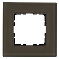 Рамка 1-м G-Glass стекло каперсовый Jasmart G1001GT