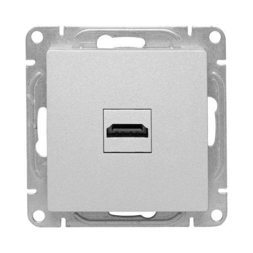 Розетка СП Эпика HDMI механизм алюм. EKF UP1-SOA-HDMI фото 2