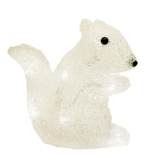 Фигура светодиодная акриловая "Белка" 17.5х12х18см 12LED 0.5Вт 4.5В IP20 элементы питания 3хAAA (не в компл.) Neon-Night 513-341 фото 4