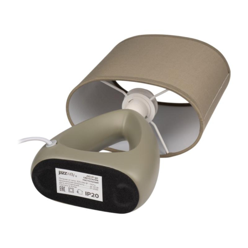 Светильник настольный JH2-01-gn E14 IP20 170х100х300мм керамика; ткань; PVC-пластик зел. JazzWay 5062283 фото 3