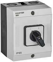 Переключатель кулачковый 16А (сх. 54) в боксе стандартная рукоятка IEK MI-CS20-016-054