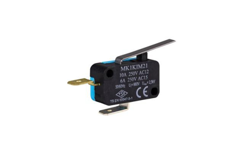 Выключатель-микро 10А 250В AC с лапкой EMAS MK1KIM21 Выключатель-микро 10А 250В AC с лапкой EMAS MK1KIM21
