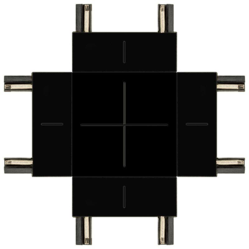 Коннектор Х-образный TRM-S5-CX BK для тонкого магнитного шинопровода черн. Эра Б0059033