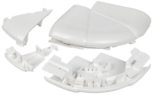 Угол для кабель-канала внешн. изменяемый 60-120град. для DLP 80х50 бел. ИЭК Leg 010622