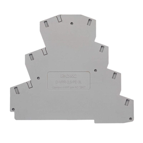 Изолятор торцевой для клеммы VPR-2.5-PE-3L DKC D-VPR-2.5-PE-3L Изолятор торцевой для клеммы VPR-2.5-PE-3L DKC D-VPR-2.5-PE-3L