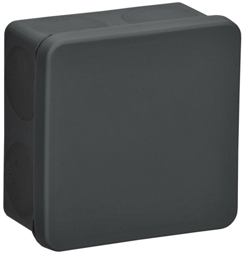 Коробка распаячная ОП КМ42455 100х100х50мм IP67 8 вводов черн. IEK UKO21-100-100-050-K02-66 Коробка распаячная ОП КМ42455 100х100х50мм IP67 8 вводов черн. IEK UKO21-100-100-050-K02-66
