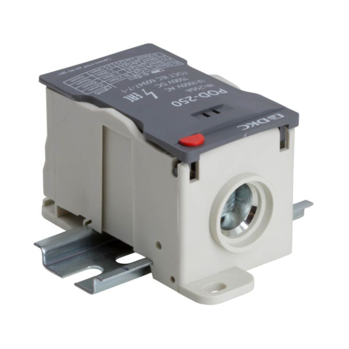 Блок распределительный винтовой зажим 1х120кв.мм 2х35кв.мм 5х16кв.мм 4х10кв.мм DKC POD-250 фото 2