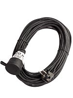 Удлинитель-шнур 1х20м 10А IP44 3500Вт 220-350В КГ 2х1.0мм каучук КОСМОС YSHKsm20m-1g(10A)KG