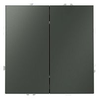 Переключатель проходной 2-кл. СП S70 10А механизм титан Voltum VLS020306