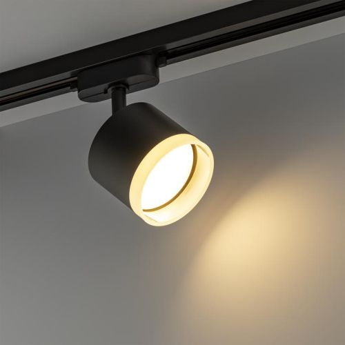 Светильник трековый ARTLINE поворотный 85х85х70мм GX53 230В алюм./пластик. 4кв.м черн. Ritter 59862 0 фото 3