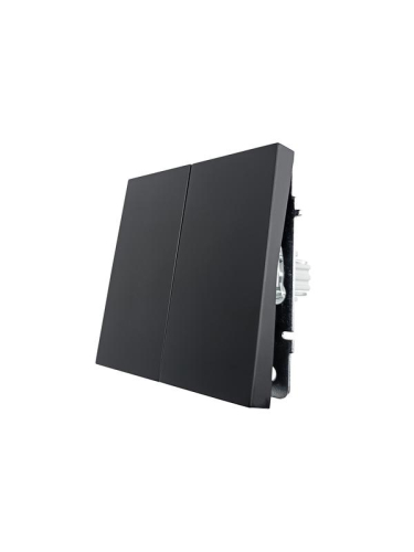 Выключатель 2-кл СП ZIMA IP20 10А безвинт. зажим черн. бархат LEZARD 704-4288-101QC фото 5