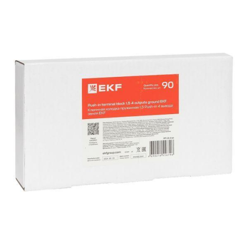 Колодка клеммная пружинная 1.5 Push-in 4 вывода земля EKF PIT-1.5-4-pe фото 10 Колодка клеммная пружинная 1.5 Push-in 4 вывода земля EKF PIT-1.5-4-pe фото 10