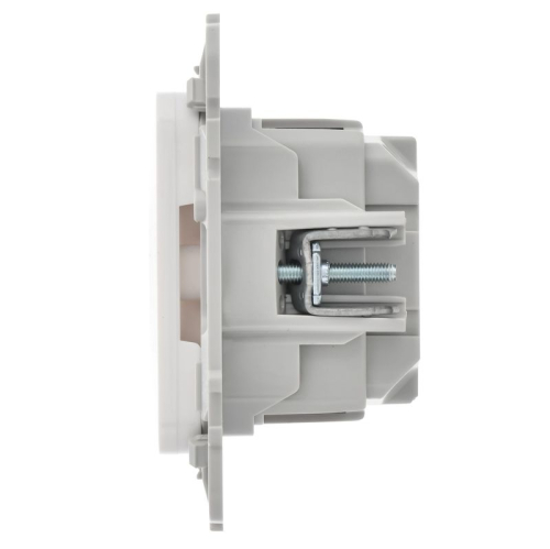 Розетка СП FLITE РС11-1-ФлБ 16А с заземл. без защ. шторок безвинтовое крепление механизм бел. IEK FI-R11-16-1-K01 фото 5 Розетка СП FLITE РС11-1-ФлБ 16А с заземл. без защ. шторок безвинтовое крепление механизм бел. IEK FI-R11-16-1-K01 фото 5