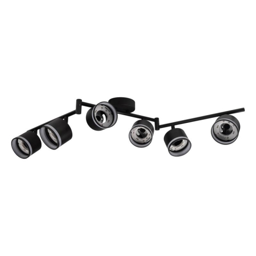 Светильник PCL-0906 max 20Вт (каждая лампа) 6xGX53 IP20 230В BL настен./потолочн. декор. под лампу JazzWay 5066960 фото 3