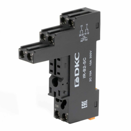 Элемент базовый пассивный для установки одиночных реле до 230В АС/DC DKC IR-B2-SC фото 7 Элемент базовый пассивный для установки одиночных реле до 230В АС/DC DKC IR-B2-SC фото 7