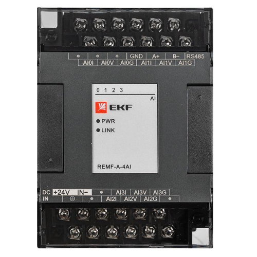 Модуль аналогового ввода REMF 4 PRO-Logic (без поверки) EKF REMF-A-4AI фото 8