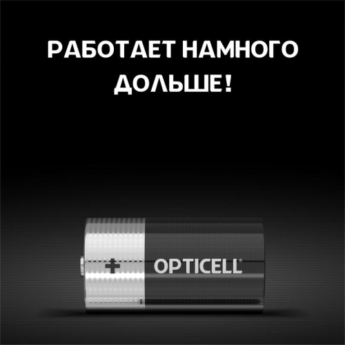 Элемент питания алкалиновый C/LR14 1.5В (блист. 2шт) Basic Opticell 5051004 фото 5