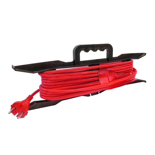 Удлинитель-шнур на рамке 1х10м без заземл. 16А IP44 3.5кВт КГ 2х1.5 АРКТИК морозостойкий DOMTOK 2608 фото 3