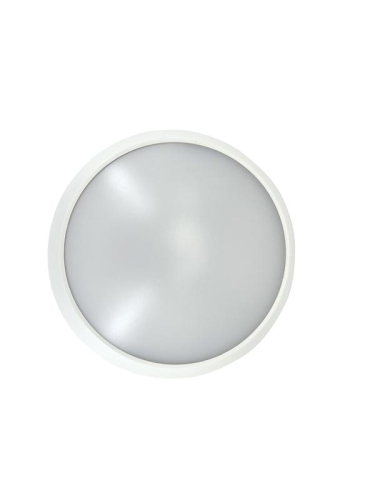 Светильник светодиодный WP 15 C 12W OP 840 D220 WH 220х80мм 12Вт 4000К IP65 ЖКХ круглый пылевлагозащ. бел. Русский Свет 15071523452 фото 2