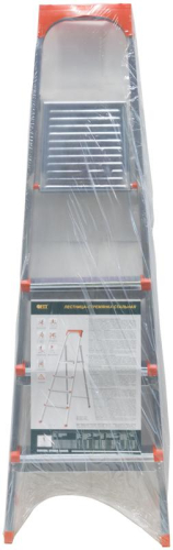 Лестница-стремянка 4 ступ. 5.55кг сталь FIT 65332 фото 2