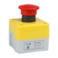 Пост кнопочный OptiSignal D22 C5-BK-1-ESTR-02 2НЗ авар. стоп. возврат поворотом XALK178F КЭАЗ 338523 Пост кнопочный OptiSignal D22 C5-BK-1-ESTR-02 2НЗ авар. стоп. возврат поворотом XALK178F КЭАЗ 338523