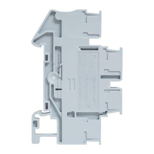 Колодка клеммная пружинная двухуровневая 2.5 Push-in сер. EKF PIT-2.5-double фото 5
