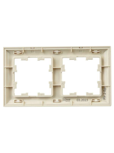Рамка 2-м BRITE РУ-2-Бр беж./жемчуж. IEK BR-M22-12-1-K10 фото 5 Рамка 2-м BRITE РУ-2-Бр беж./жемчуж. IEK BR-M22-12-1-K10 фото 5