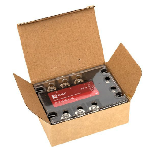 Реле твердотельное трехфазное RTP-60-DA PROxima EKF rtp-3-60-da фото 3